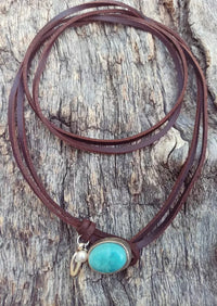 Vintage Turquoise Pearl Multi Layered Necklace