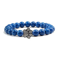 Bracelet with beaded paws