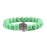 Bracelet with beaded paws