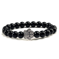 Bracelet with beaded paws