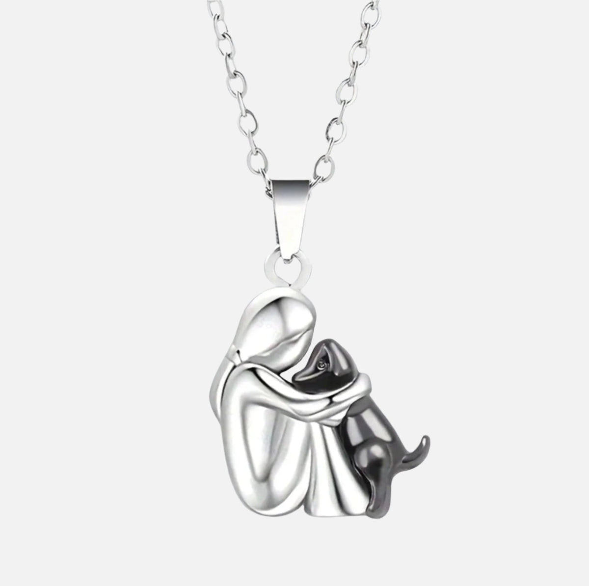 Hug pendant necklace