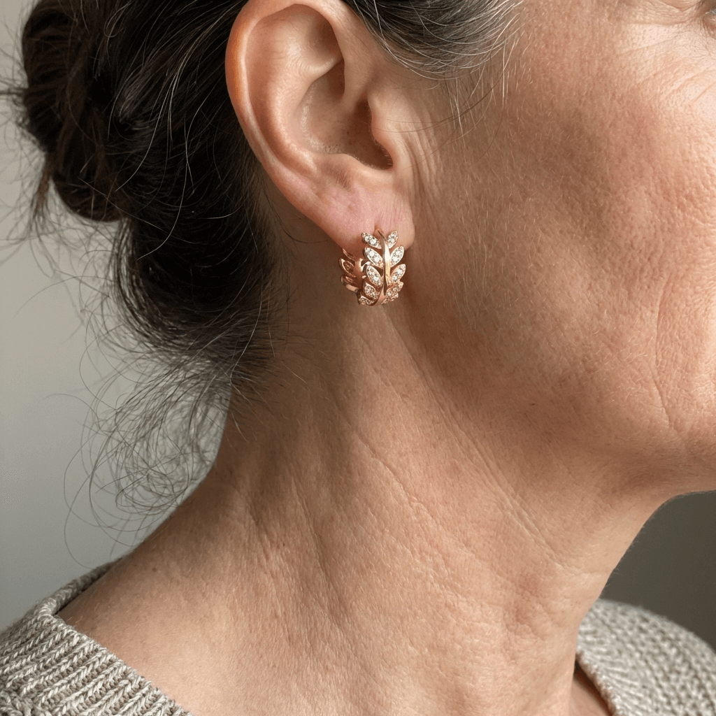 Delicate Boho Synthetic Turquoise Stud Earrings