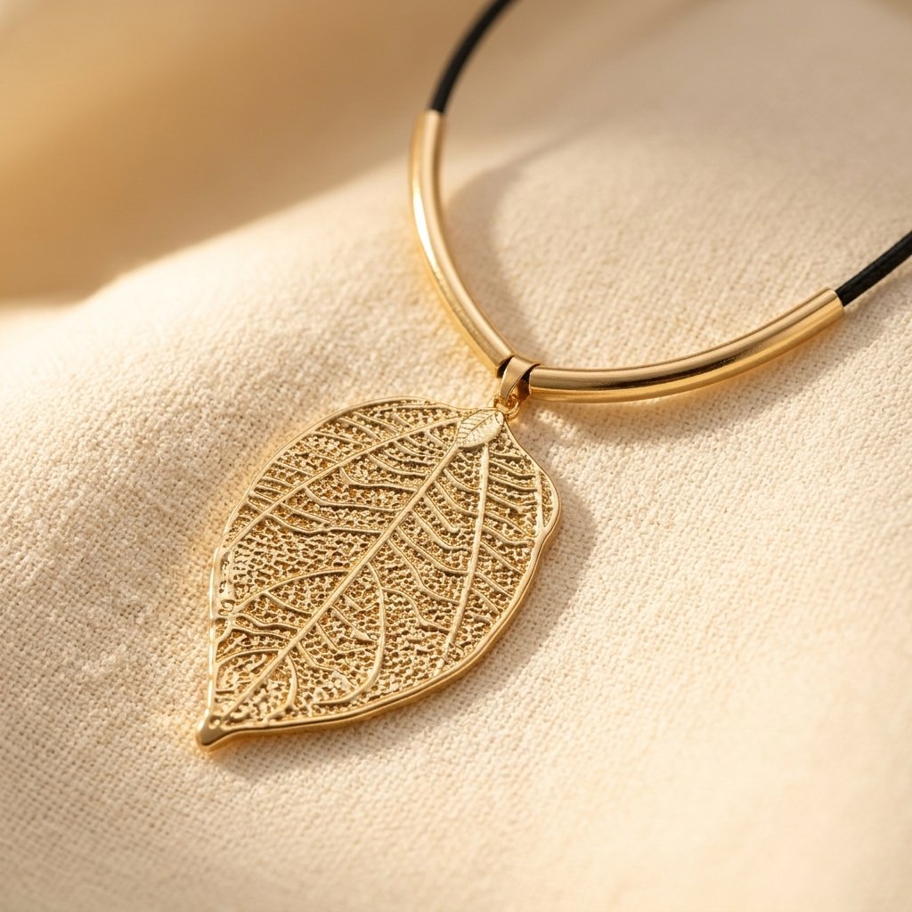 Stylish Elegant Necklace Texture