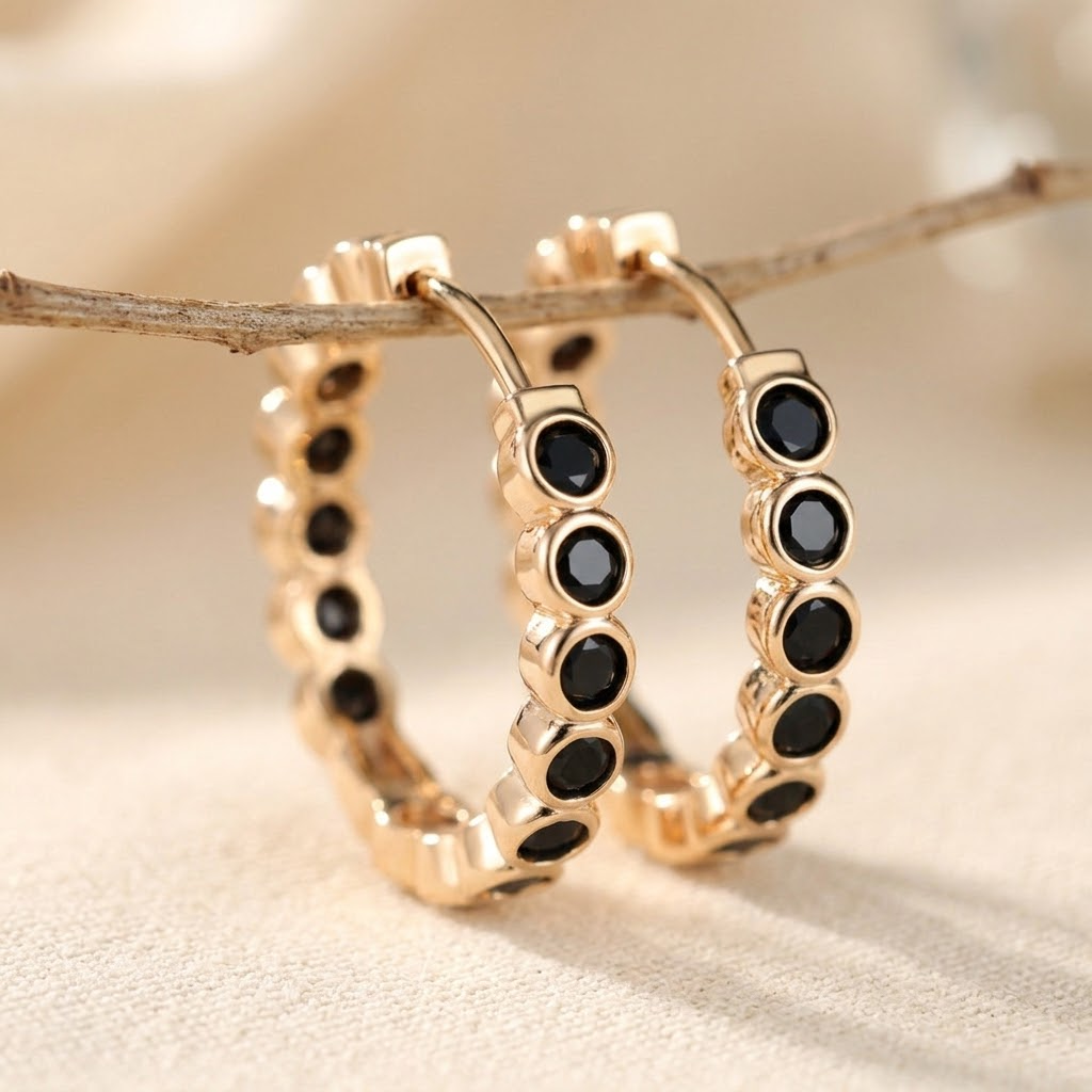 Boho Chic Drop Earrings Cubic Zirconia